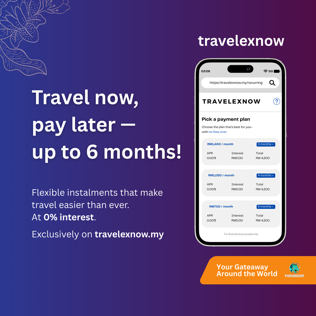 ✈️ Travel Now, Pay Later — Now Available